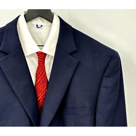 JOSEPH ABBOUD HERITAGE jacket blazer sport coat modern fit stretch navy blue 52R - Picture 2 of 9